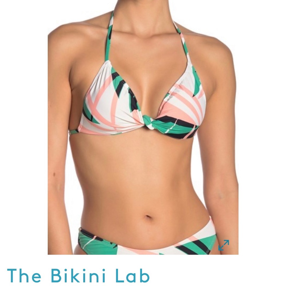 NWT Bikini Lab Bikini Top Lrg